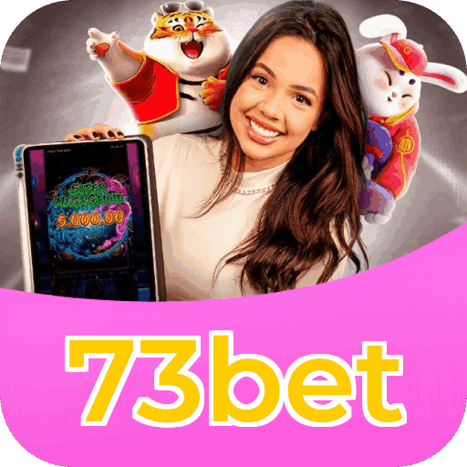 Números do app 73bet em material de marketing — ilustração, não auditoria